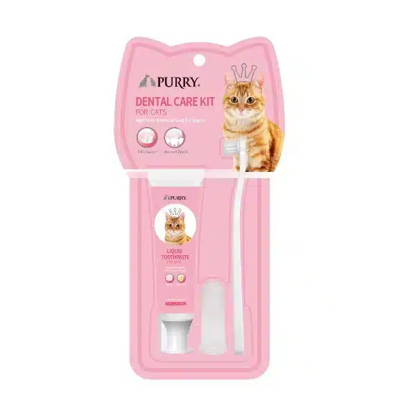 Purry Milk Flavoured Cat Toothpaste & Toothbrush Set | Rwanda
